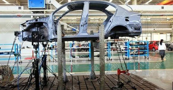 拼接平臺應用在汽車工業