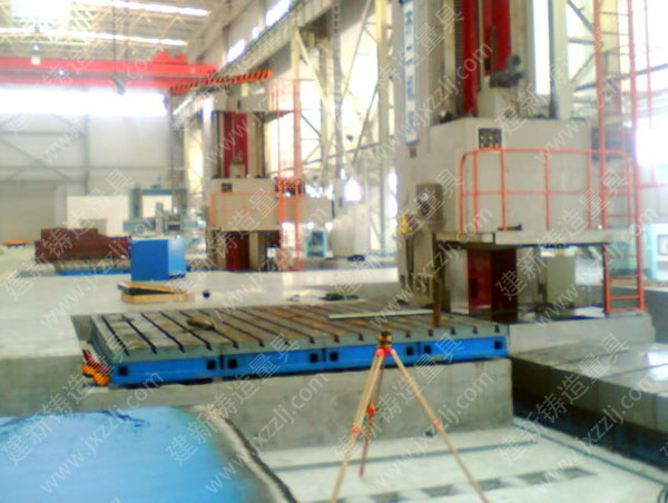 機(jī)床工作臺安裝使用現(xiàn)場